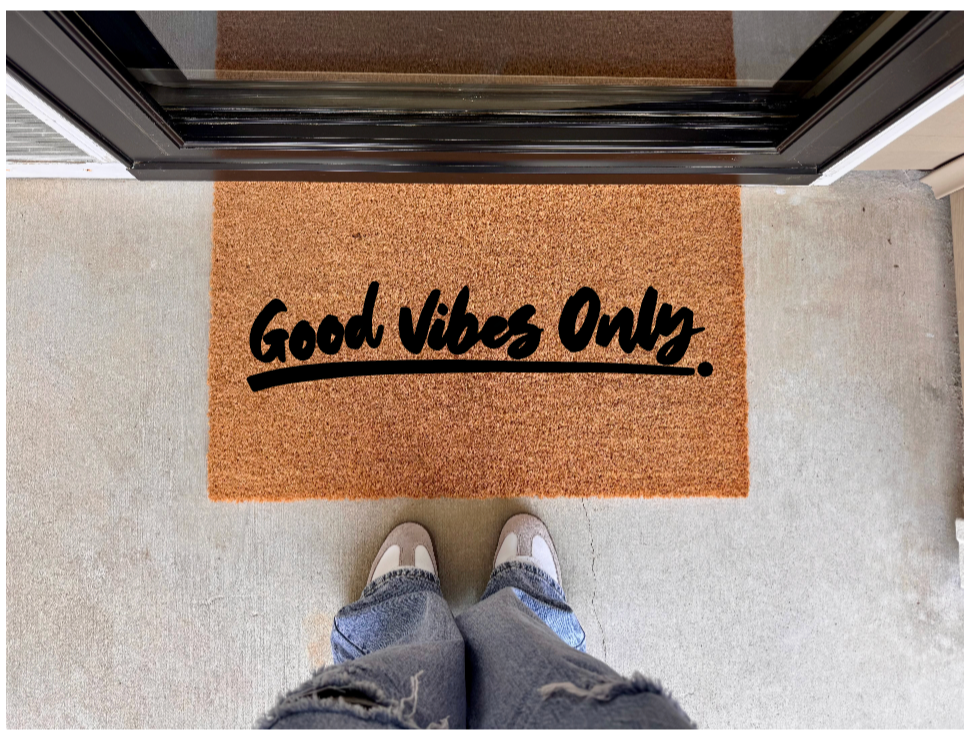 Good Vibes Only Doormat