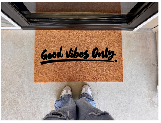 Good Vibes Only Doormat