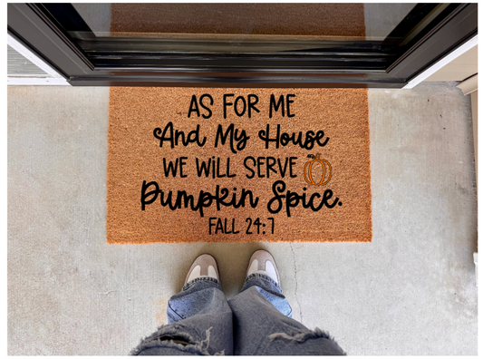Pumpkin Spice Doormat