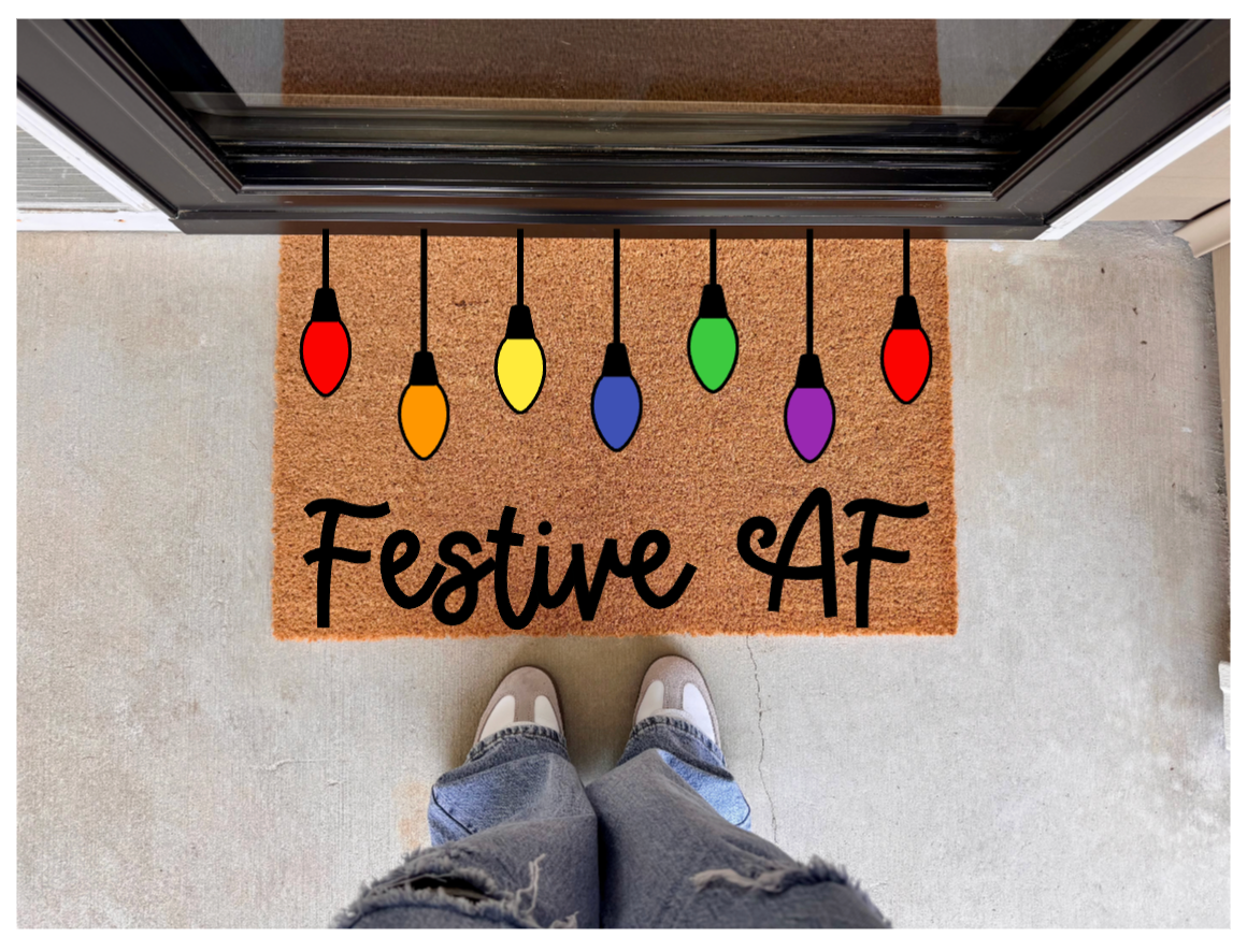 Festive AF Doormat