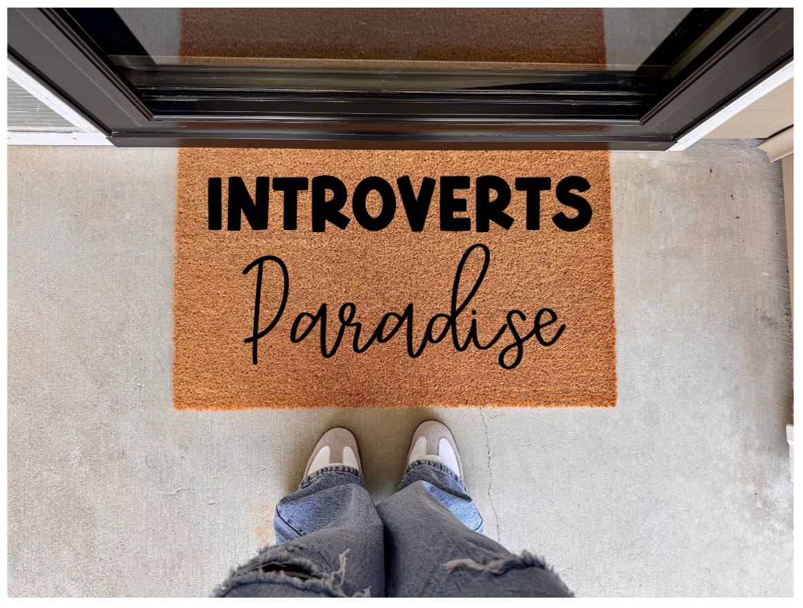 Introverts Paradise Doormat