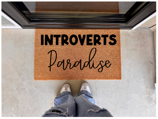 Introverts Paradise Doormat